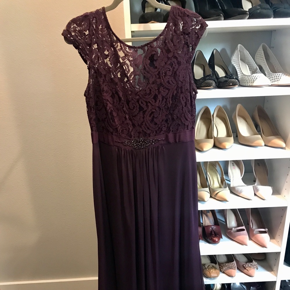 Eggplant Evening Dress/Gown